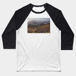 Baja California Mountain Ranges Baseball T-Shirt